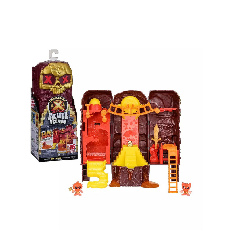 Treasure X Lost Lands Skull Island Lava Tower Micro Playset mulveys.ie nationwide shipping