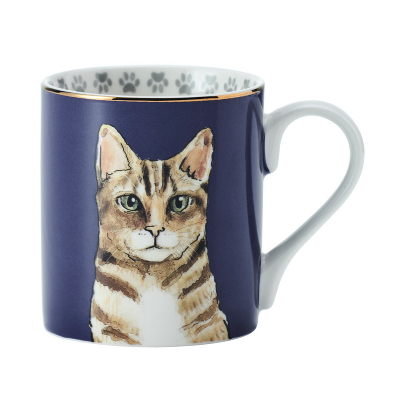 Mikasa Cat Straight-Sided Porcelain Mug, 280ml mulveys.ie nationwide shipping