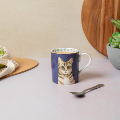 Mikasa Cat Straight-Sided Porcelain Mug, 280ml mulveys.ie nationwide shipping