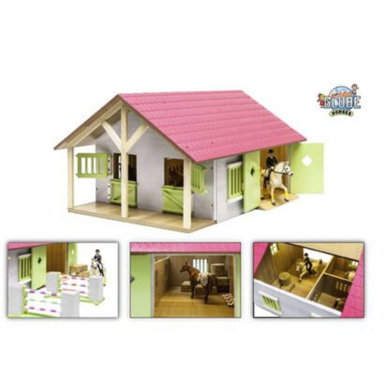 Kids Globe Farm Stables with 2 Boxes and 1 Workshop  mulveys.ie nationwide shipping
