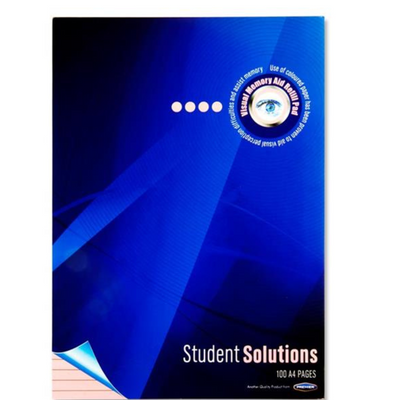 Student Solutions A4 100pg Visual Memory Aid Refill Pad - Pink mulveys.ie nationwide shipping