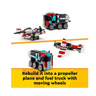 LEGO Creator 3in1 Flatbed Truck with Helicopter 31146 MULVEYS.IE NATIONWIDE SHIPPING