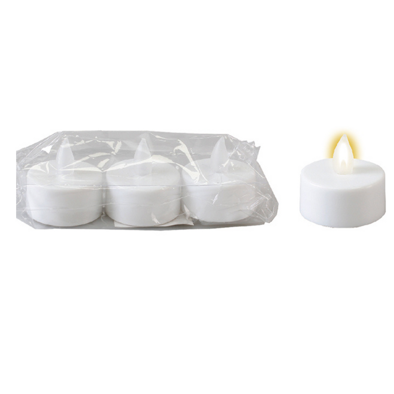 Battery Tea Light White - Pack of 3 mulveys.ie nationwide shipping