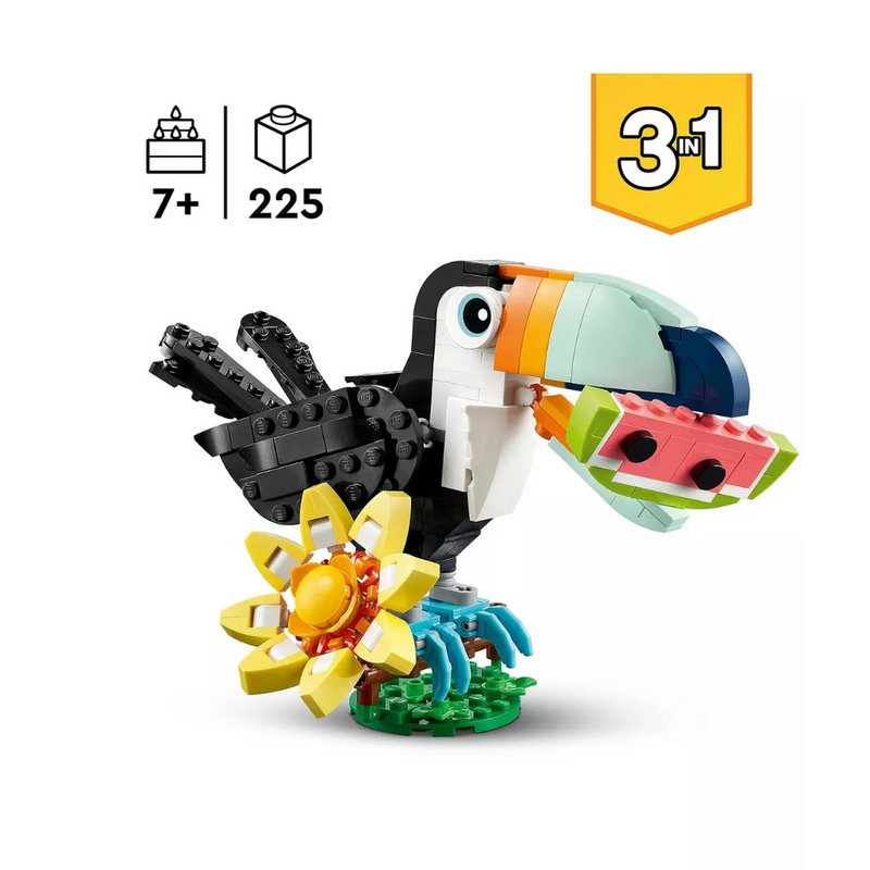 LEGO Creator 3in1 Wild Animals: Tropical Toucan 31173