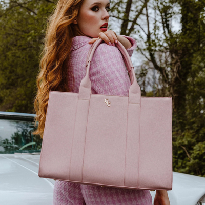 Galway Crystal XL TOTE PINK mulveys.ie nationwide shipping
