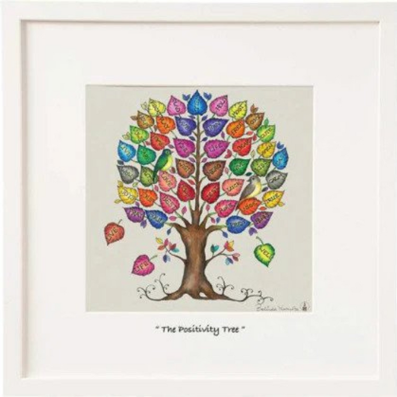 POSITIVITY TREE 12X12 by Belinda Northcote