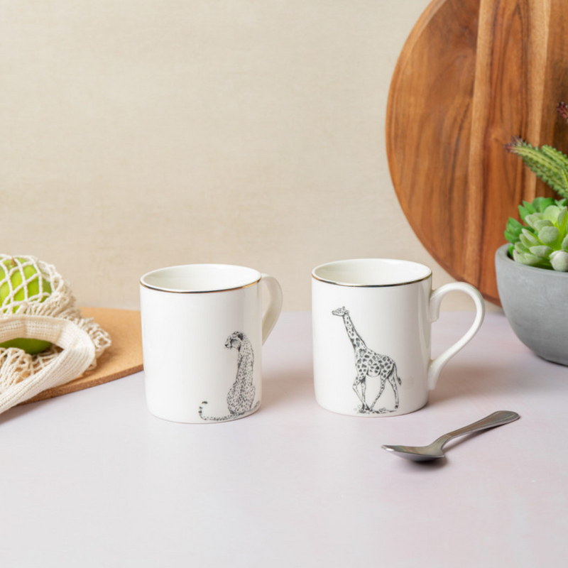 Mikasa Giraffe Straight-Sided Porcelain Mug, 280ml mulveys.ie nationwide shipping