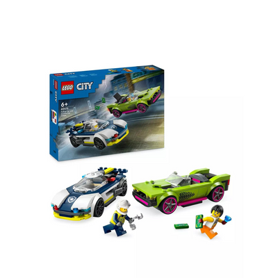 LEGO City Police Car and Muscle Car Chase Set 60415 mulveys.ie nationwide shipping