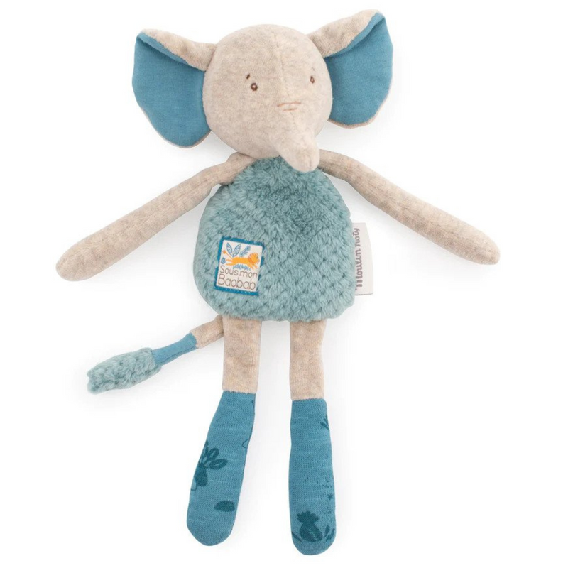 MOULIN ROTY ELEPHANT RATTLE COMFORTER