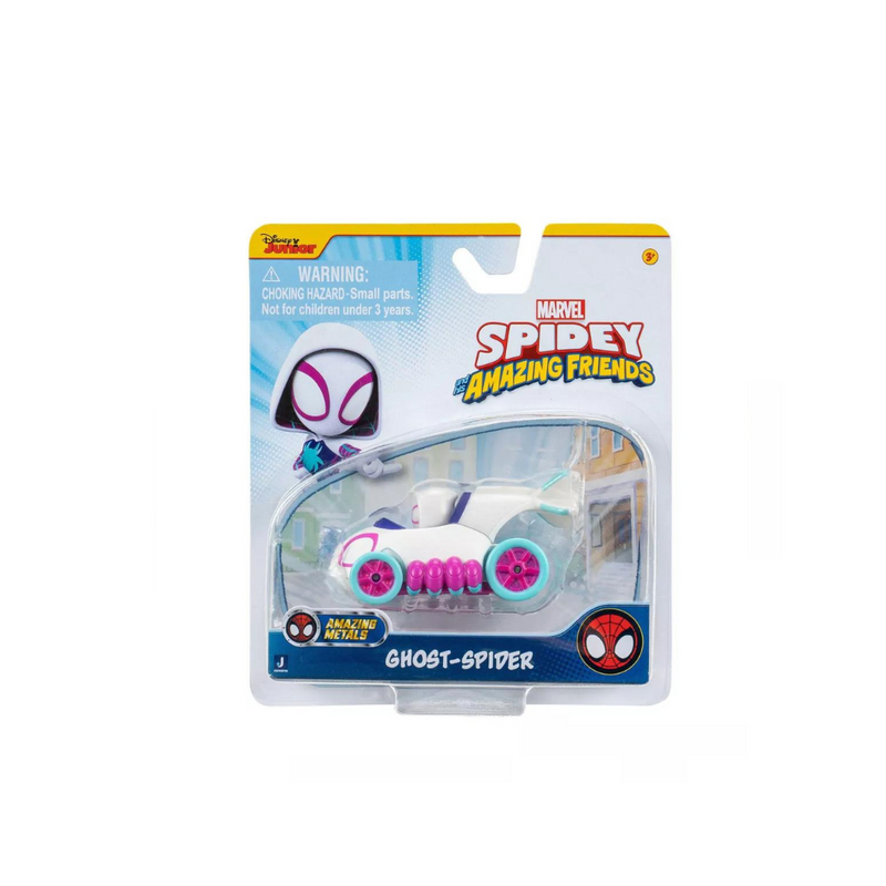 Spidey and His Amazing Friends Amazing Metals Diecast Vehicle - Ghost-Spider