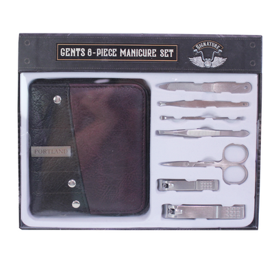 Portland  8 pc Manicure Set Oxblood mulveys.ie nationwide shipping