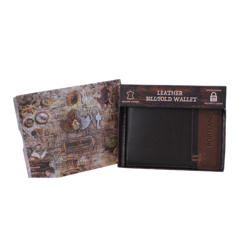 Brandwell Mens Billfold Wallet Brown mulveys.ie nationwide shipping