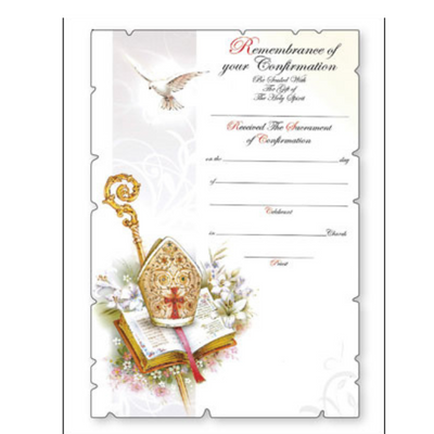 Confirmation Certificate/Symbolic mulveys.ie nationwide shipping
