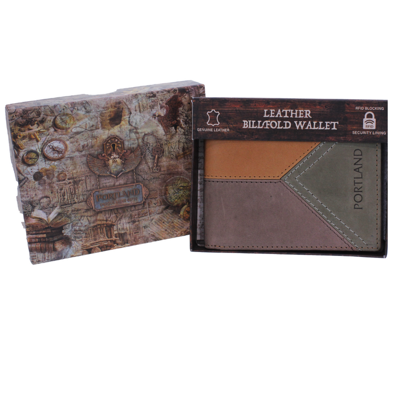 Brandwell Mens Tan Leather Billfold Wallet mulveys.ie nationwide shipping