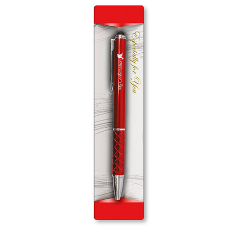 Confirmation Pen - Metal/Red (F35832)
