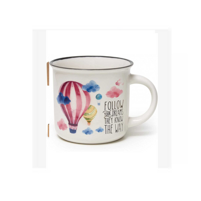 LEGAMI  NEW BONE CHINA - CUP-PUCCINO - AIR BALLOON