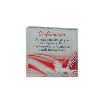 Confirmation Crystal/Glass Block mulveys.ie nationwide shipping