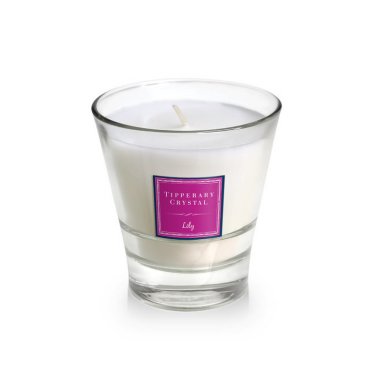TIPPERARY CRYSTAL Lily Filled Tumbler Glass