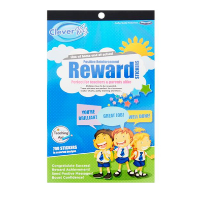 Clever Kidz Book 700+ Teachers Reward Stickers 4 Asst. mulveys.ie nationwide shipping