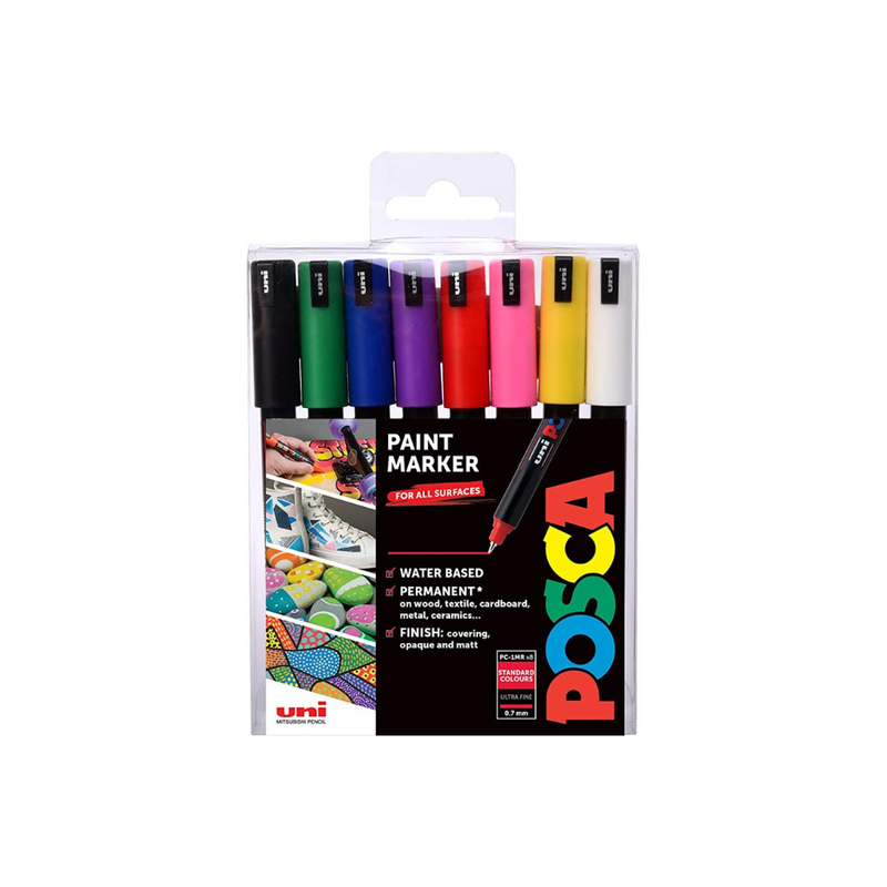 Posca Markers Set of 8 Mulveys.ie