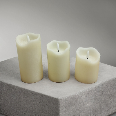 LED CANDLES TRIO WHITE Mulveys.ie