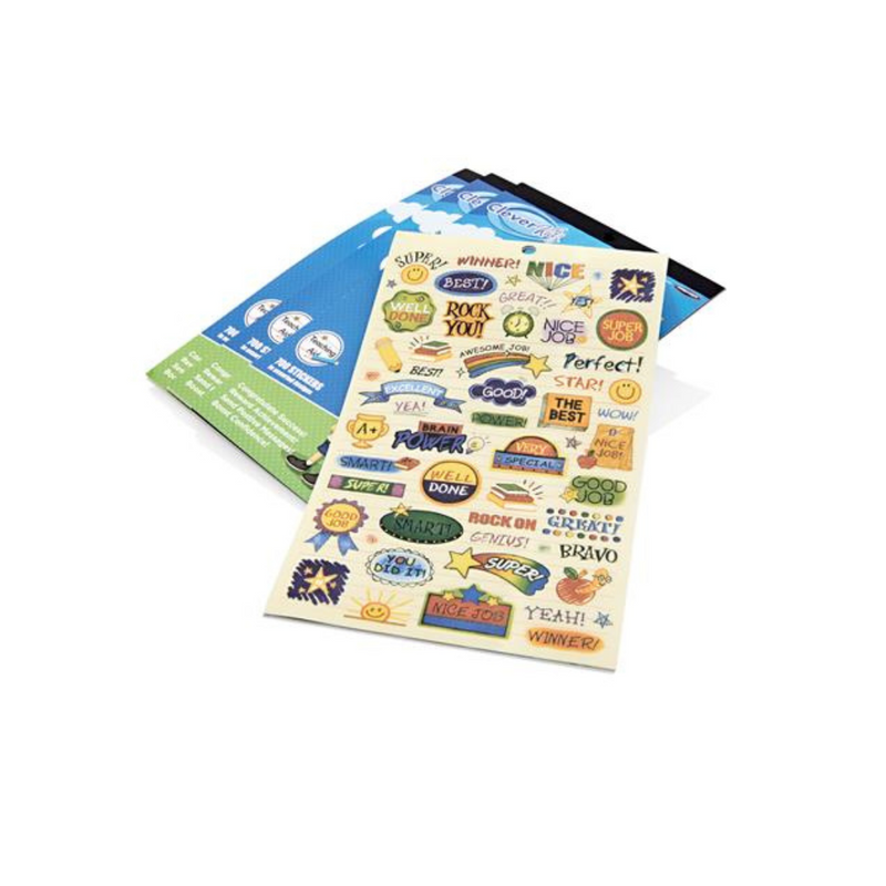Clever Kidz Book 700+ Teachers Reward Stickers 4 Asst. mulveys.ie nationwide shipping