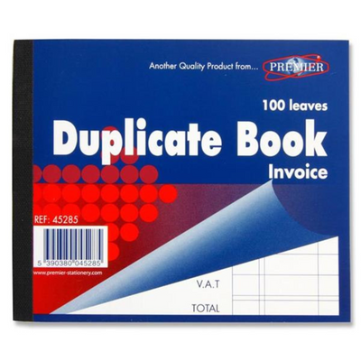 Premier 4"x5" Invoice Duplicate Book mulveys.ie nationwide shipping