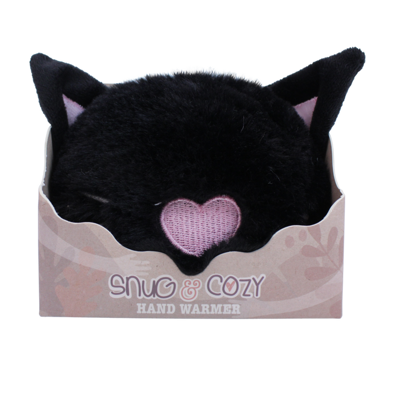 Brandwell Plush Hand Warmer Black Cat mulveys.ie nationwide shipping