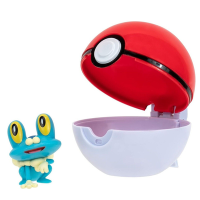 Pokemon Clip 'N' Go - Froakie And Poke Ball mulveys.ie nationwide shipping