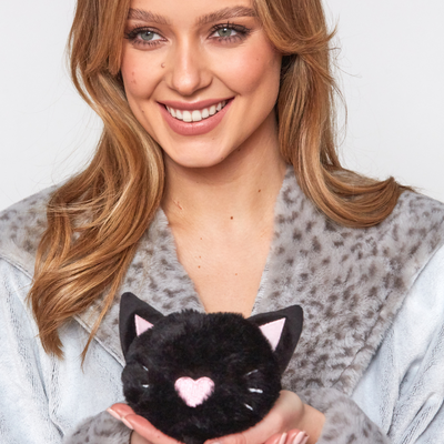 Brandwell Plush Hand Warmer Black Cat mulveys.ie nationwide shipping