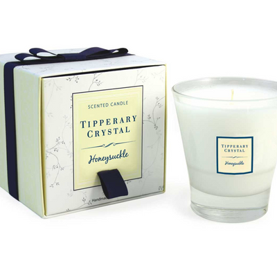 TIPPERARY CRYSTAL Honeysuckle Candle Filled Tumbler Glass mulveys.ie nationwide shipping