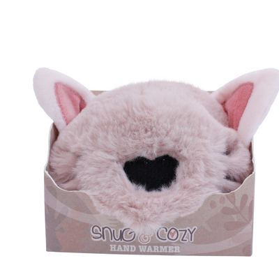 Brandwell Plush Handwarmer Pink Cat mulveys.ie nationwide shipping