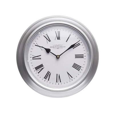 THE GRANGE COLLECTION WALL CLOCK - 30CM WITH ROMAN NUMERALS mulveys.ie nationwide shipping