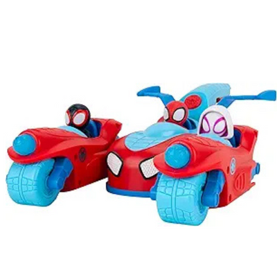 MARVEL Spidey and His Amazing Friends Spidey Team Split Racer