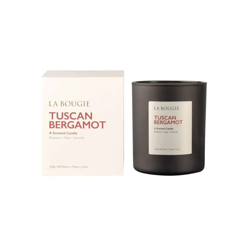 La Bougie Tuscan Bergamot Candle mulveys.ie nationwide shipping