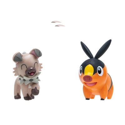 Jazwares Pokemon W14 - Tepig And Rockruff MULVEYS.IE NATIONWIDE SHIPPING