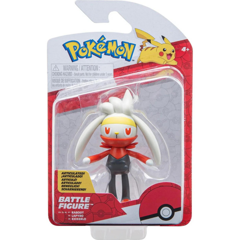 Jazwares Pokemon Figure Raboot mulveys.ie nationwide shipping