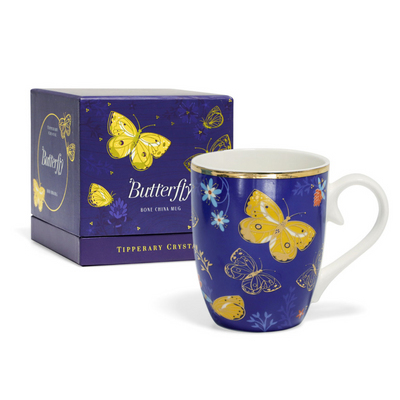 Single Butterfly Mug - The Clouded Yellow by Tipperary Crystal mulveys.ie nationwide shipping