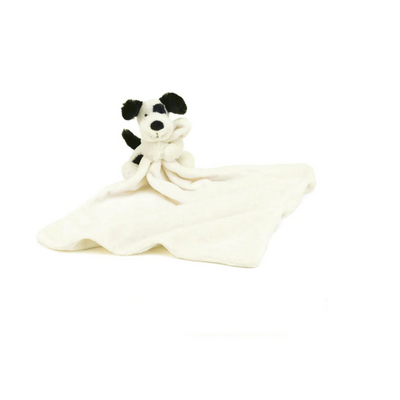 Jellycat BASHFUL BLACK & CREAM PUPPY SOOTHER