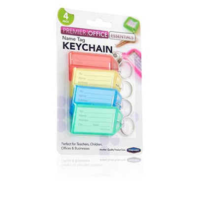 Premier Office Card 4 Asst Name Tag Keychains mulveys.ie nationwide shipping