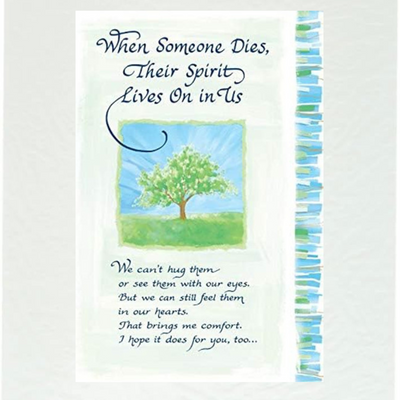 When Someone Dies Their Spirit Lives On Card mulveys.ie nationwide shipping