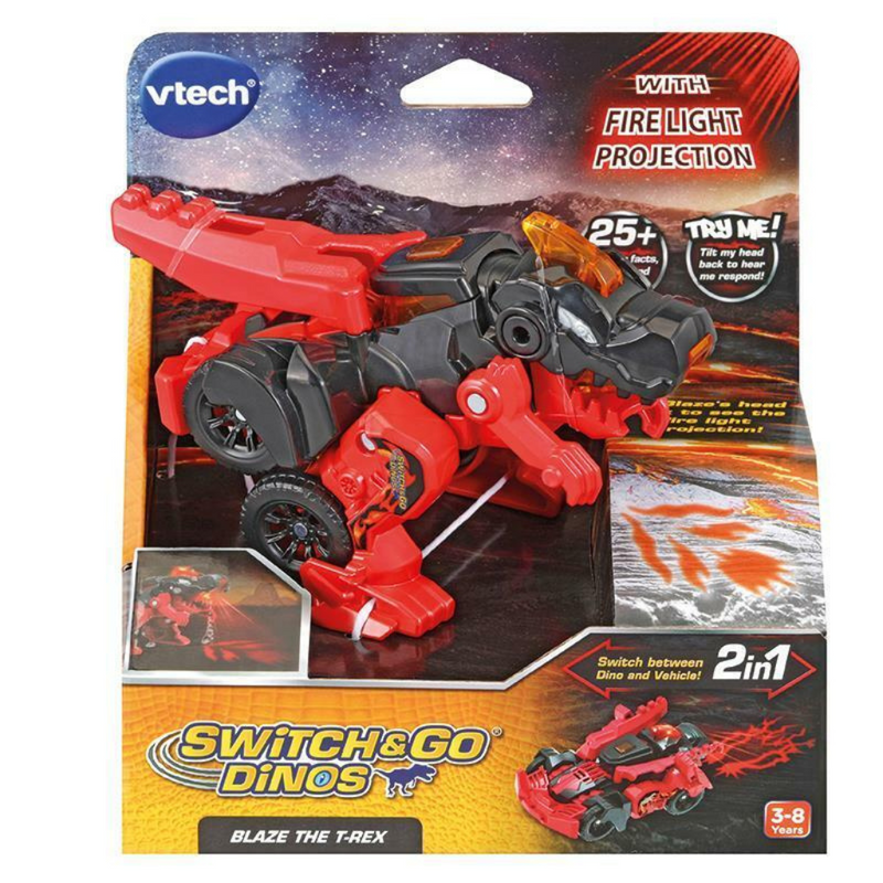 VTech  Switch & Go Dinos Blaze The T-rex Multicolor mulveys.ie nationwide shipping