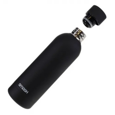 Zoom Smash Stainless Steel Twin Walled Bottle 500ml Black
