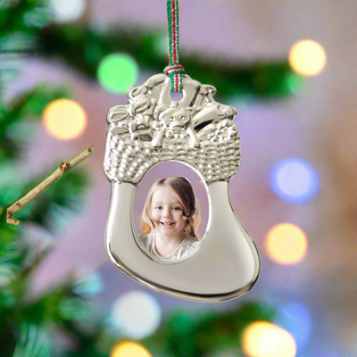 Newbridge stocking photo frame tree decoration. Mulveys.ie