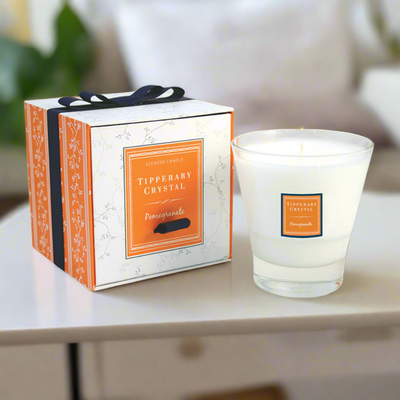 TIPPERARY CRYSTAL Pomegranate Candle Filled Tumbler Glass. Mulveys.ie