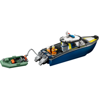 LEGO City Police Boat Chase Toy with a Speedboat 60456