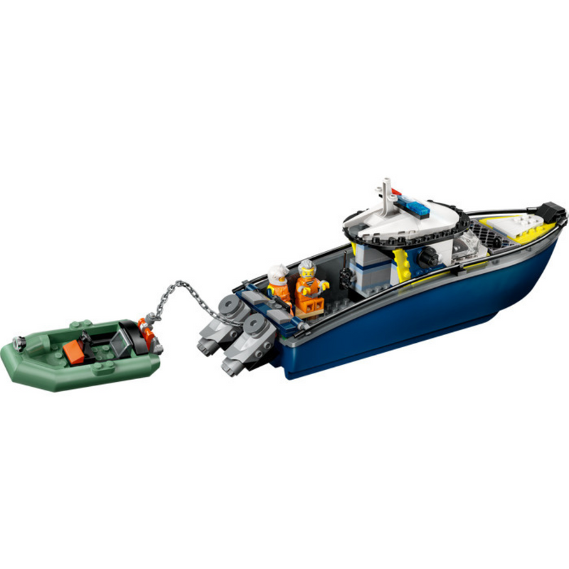 LEGO City Police Boat Chase Toy with a Speedboat 60456