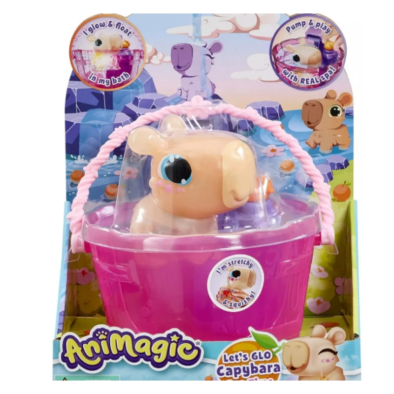 Animagic Lets Glo Capybara Spa Time