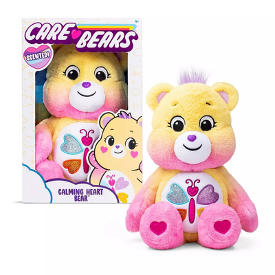 CARE BEARS 35CM MEDIUM PLUSH - CALMING HEART BEAR - SCENTED. MULVEYS.IE