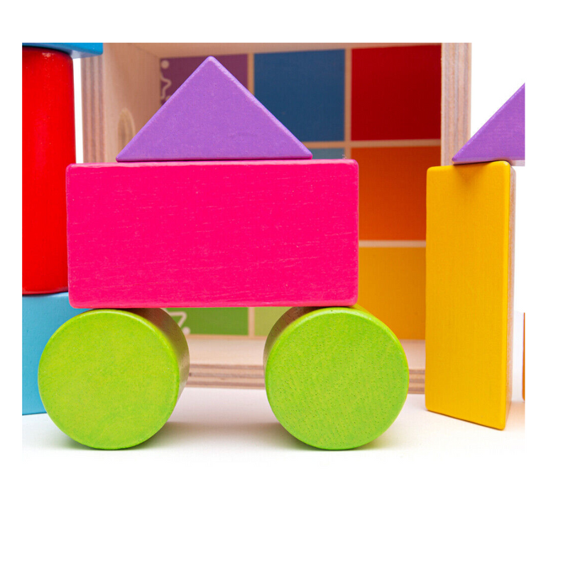 Bigjigs Toys Wooden My First Building Blocks Stacker Stacking Educational mulveys.ie nationwide shipping